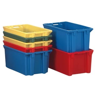 Schaefer Color Coded 180° Stack & Nest Containers