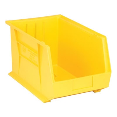 Yellow Quantum® Ultra Series Stack & Hang Bin - 18" L x 11" W x 10" Hgt.