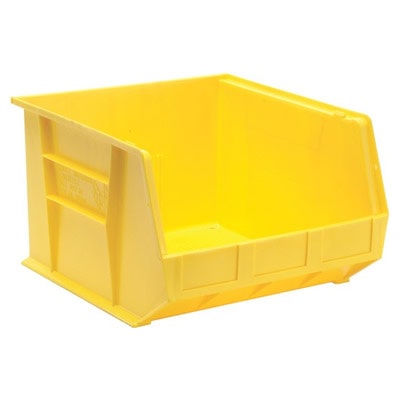 Yellow Quantum® Ultra Series Stack & Hang Bin - 18" L x 16-1/2" W x 11" Hgt.