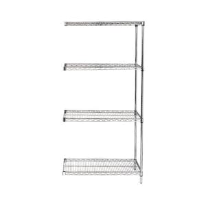 Add-On Kit for 18" W x 42" L x 74" Hgt. Wire Shelving Unit