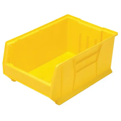 Yellow Quantum® HULK Stack Bin - 23-7/8" L x 16-1/2" W x 11" Hgt.