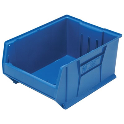 Blue Quantum HULK Stack Bin 23 7 8 L x 18 1 4 W x 12 Hgt. U.S. Plastic Corp