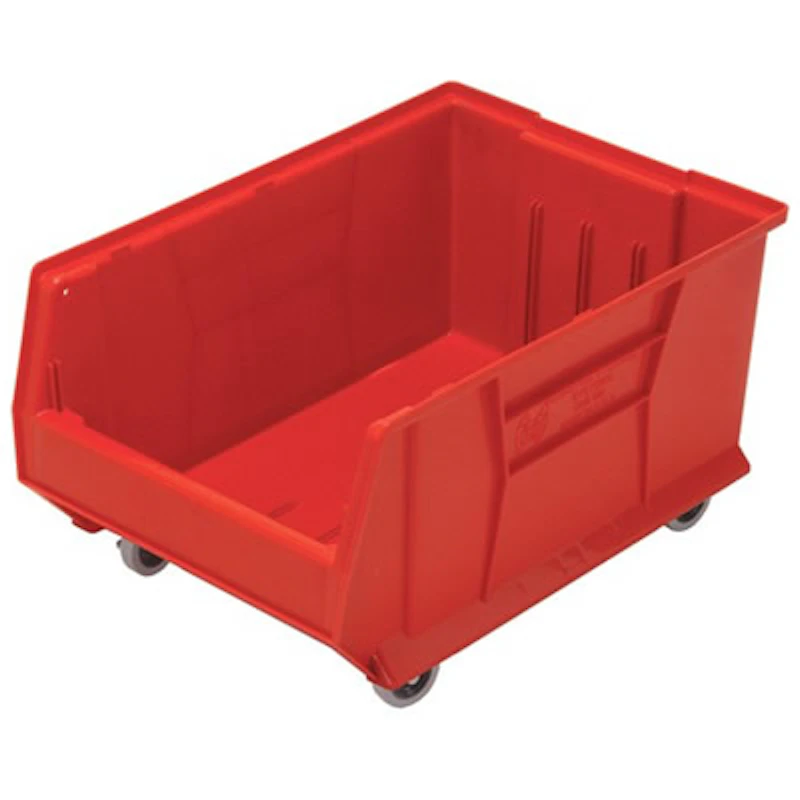 Red Quantum® HULK Mobile Bin - 23-7/8" L x 16-1/2" W x 11" Hgt.