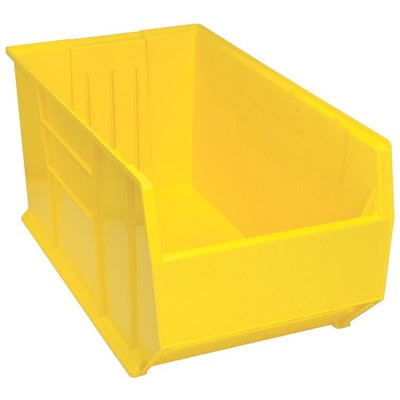 Yellow Quantum® HULK Stack Bin - 35-3/4" L x 19-7/8" W x 18" Hgt.