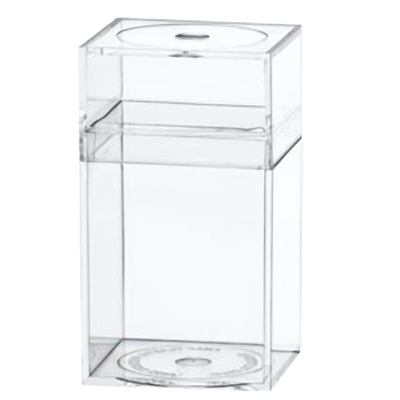 Clear plastic box on sale with removable lid