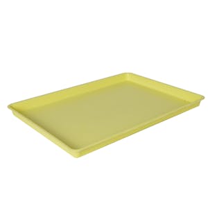 Yellow Polyproyplene Display Tray - 26" L x 9" W x 1" Hgt.
