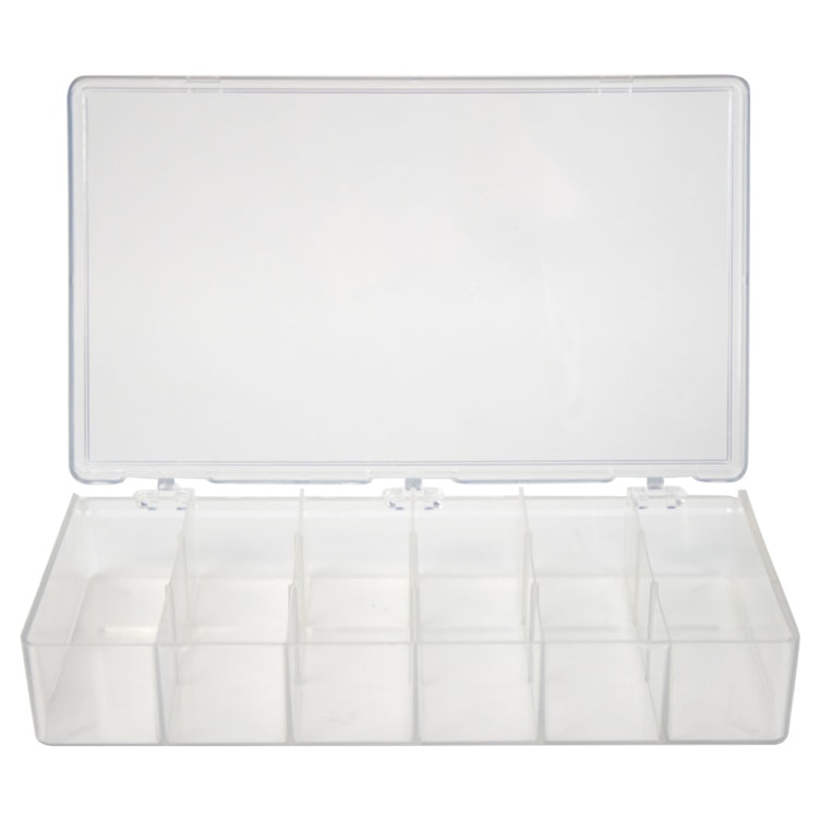 K-Series Box with 6 Compartments (1 Size) - 10-1/2" L x 6-3/16" W x 1-9/16" Hgt.