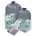 10 Gallon Gray LDPE Trash Can Liners