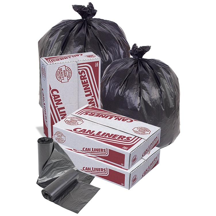 7-10 Gallon Black Trash Bags  7-10 Gallon Trash Can Liners
