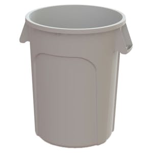 44 Gallon White Value Plus Trash Container