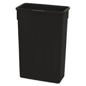 23 Gallon Black Slim Container