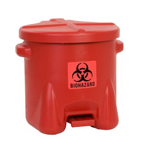 Hard Plastic Biohazard Specimen Container