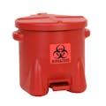 10 Gallon Red Eagle Safety Biohazardous Waste Can