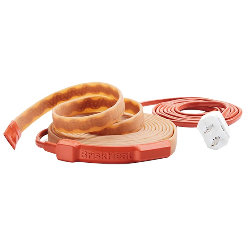 125' L XtremeFLEX® Silicone Heating Tape with 120°F Preset Thermostat - 750Watts/240VAC
