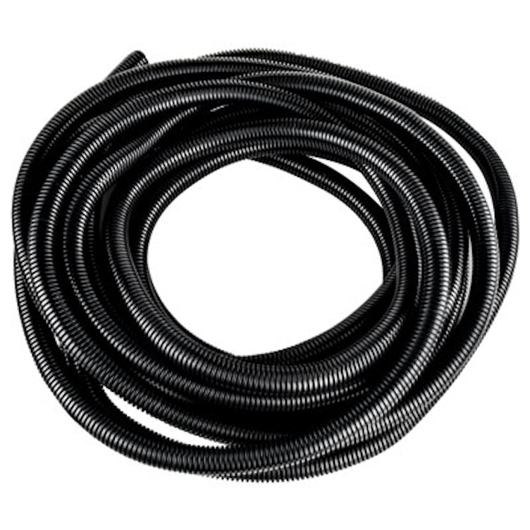 3/4" Black PE Flexible Split Tubing - 100' Roll