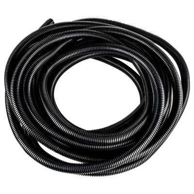 3/8" Black PE Flexible Split Tubing - 100' Roll