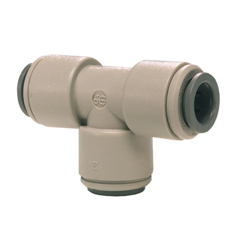 3/16" Tube OD Super Speedfit® Gray Acetal Union Tee Tube Fitting