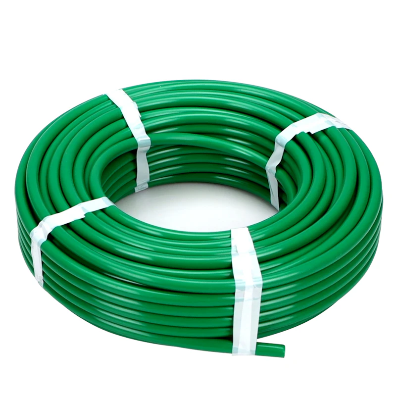 1/4" ID x 3/8" OD x 1/16" Wall Green LLDPE Tubing