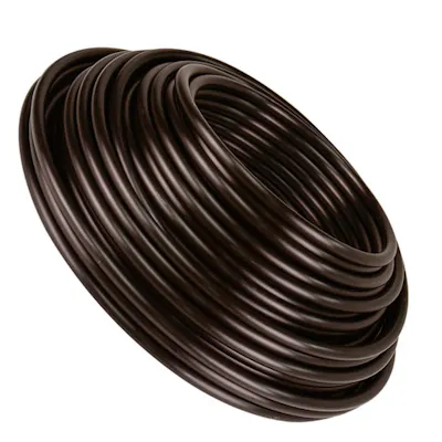 1/8" ID x 1/4" OD x 0.062" Wall Black NSF-51 Polypropylene Tubing