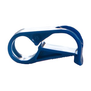 Blue Polypropylene Tubing Clamp for Tubing up to 0.25" OD