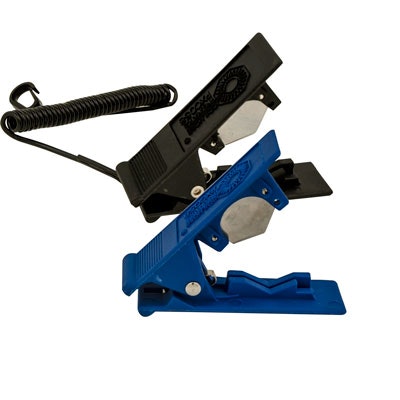 Black Plastic Tubing Cutter with Leash