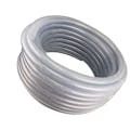 1/4" ID x 0.438 OD Reinforced Clear PVC Hose with Polyester Braid