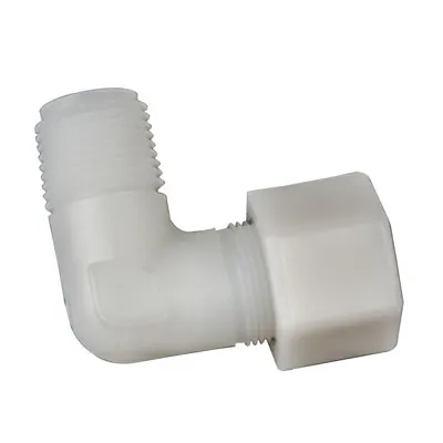 Jaco Kynar®, Nylon & Polypropylene Tube x MPT Elbow Fittings
