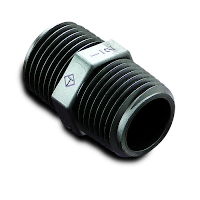 Black HDPE Nipples