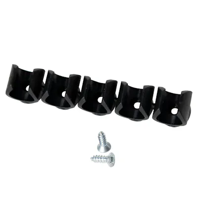 Tubing Support Strip for 1/2" (12mm) Tubing - 5 Clips per Strip