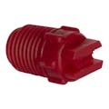 25° Red PVDF Bex® F Series 1/4" MNPT Spray Nozzle - Size 03