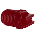 65° Red PVDF Bex® F Series 1/4" MNPT Spray Nozzle - Size 02