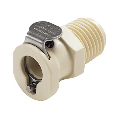 1/8" MNPT PMC Series Polypropylene Body - Shutoff (Insert Sold Separately)