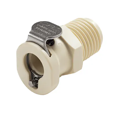 1/4" MNPT PMC Series Polypropylene Body - Shutoff (Insert Sold Separately)
