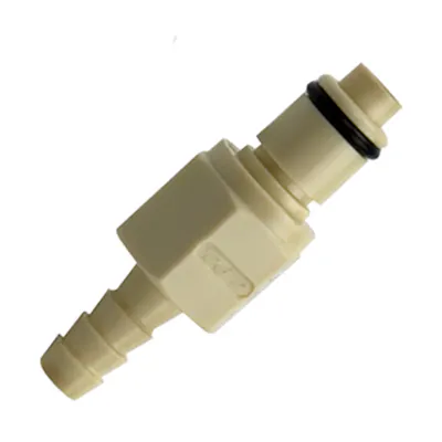 1/8" In-Line Hose Barb PMC Series Polypropylene Insert - Shutoff (Body Sold Separately)