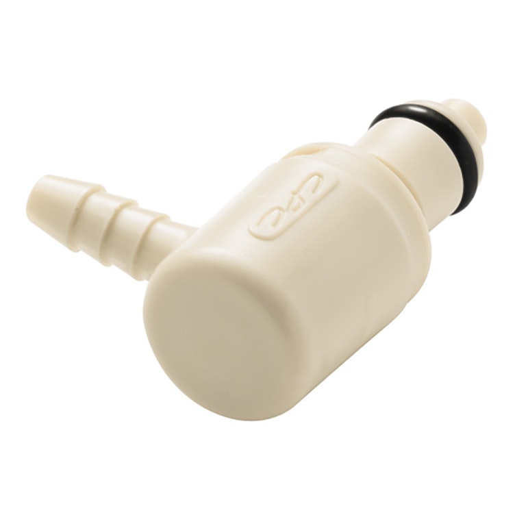 1/4" Hose Barb PMC Series Acetal Elbow Insert - Shutoff (Body Sold Separately)