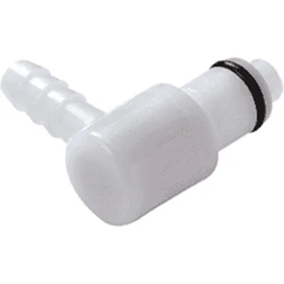 3/8" Hose Barb PLC Series Acetal Elbow Insert - Shutoff (Body Sold Separately)