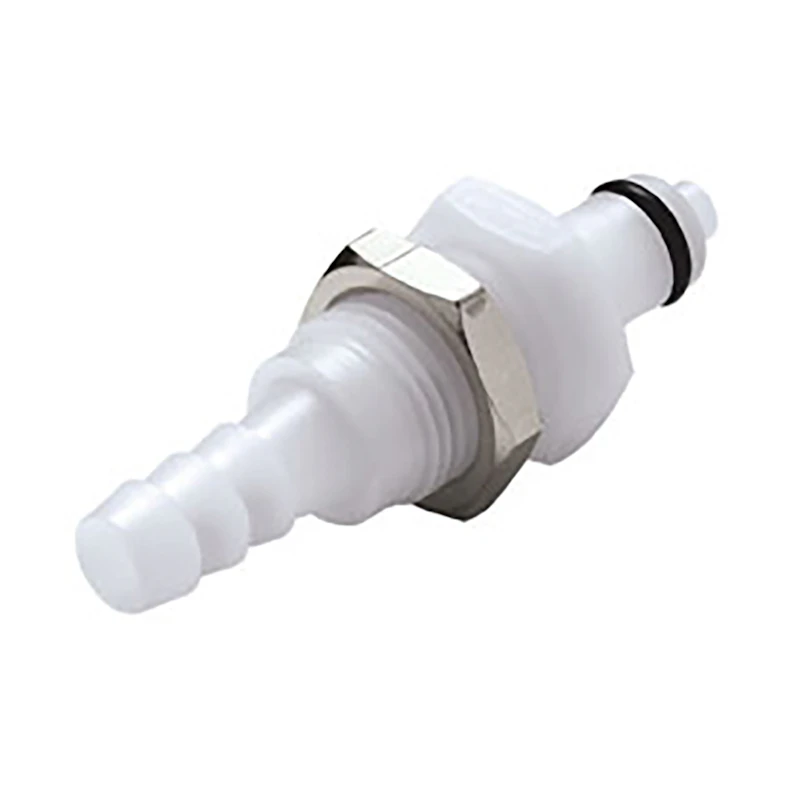 1/16" Hose Barb PMC Series Acetal Panel Mount Insert - Straight Thru (Body Sold Separately)