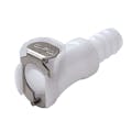 3/8" In-Line Hose Barb PLC Series Acetal Body - Straight Thru (Insert Sold Separately)