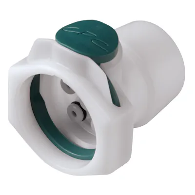 1/8" ID (3.2mm ID) Sixtube™ Coupling Body with Male Fitting - Straight Thru (Insert Sold Separately)