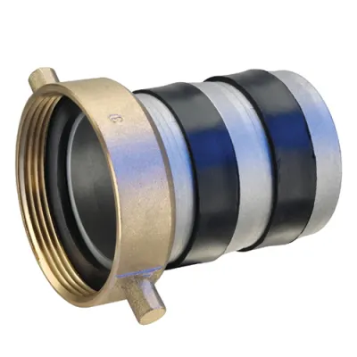 2" EZ-Seal™ Aluminum Pin Lug Hose Shank x Brass Swivel Nut Female End (NPSM thread)
