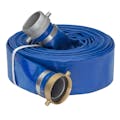 1-1/2" Blue PVC Water Discharge Hose Assembly w/Pin Lug Female & Male Ends