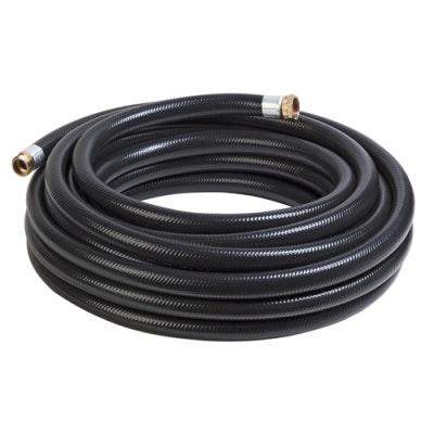 3/4" ID x 50' Black Contractors PVC Water Hose Assembly