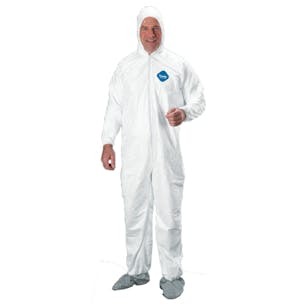 Tyvek® Coverall with Attached Hood & Boots