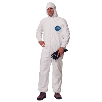 Tyvek® Coverall Zipper Front, Hood, Elastic Wrist & Ankles | U.S.