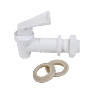 White HFSLT Faucet 3/4"-16 UNF 1" Long