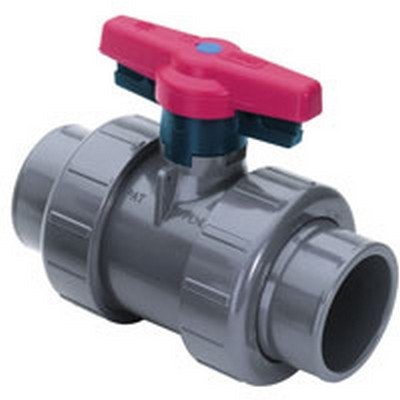 1/2" PVC Valve w/ EPDM with Threaded/Socket End Connectors