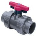 1-1/2" CPVC Valve w/Viton™ with Threaded/Socket End Connectors