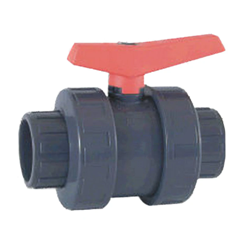 1-1/4" Socket/Thread Combo PVC Valve with FKM O-Rings