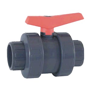 3/4" Socket/Thread Combo PVC Valve with EPDM O-rings
