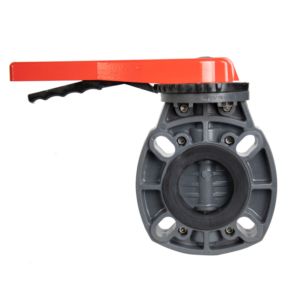 Plastic butterfly store valve